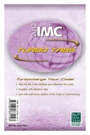 Tapa de 2012 International Mechanical Code Turbo Tabs For Paper Bound Edition