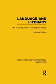 Tapa de Language And Literacy The Sociolinguistics Of Reading And Writing
