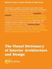 Tapa de The Visual Dictionary Of Interior Architecture Design