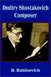 Tapa de Dmitry Shostakovich, composer