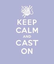 Tapa de Keep Calm And Cast On Good Advice For Knitters