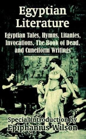 Tapa de Egyptian Literature