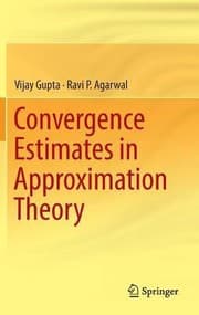 Tapa de Convergence Estimates In Approximation Theory