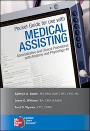 Tapa de Pocket Guide To Accompany Medical Assisting Administrative And Clinical Procedures With Anatomy And Physiology 4e