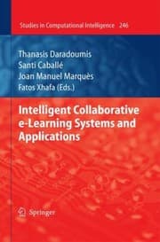 Tapa de Intelligent Collaborative Elearning Systems And Applications