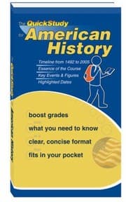 Tapa de The Quickstudy for American History
            
                Quickstudy Books