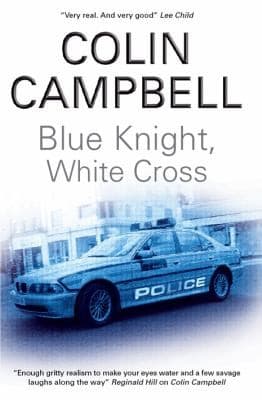 Tapa de Blue Knight White Cross
