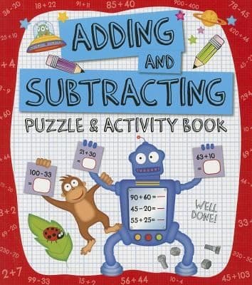 Tapa de Adding And Subtracting Puzzle And Activity Book