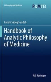 Tapa de Handbook Of Analytic Philosophy Of Medicine