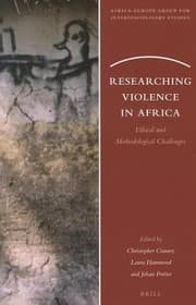 Tapa de Researching Violence In Africa Ethical And Methodological Challenges