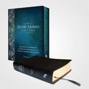 Tapa de The Henry Morris Study Bible King James Version Apologetics Commentary And Explanatory Notes From The Father Of Modern Creationism