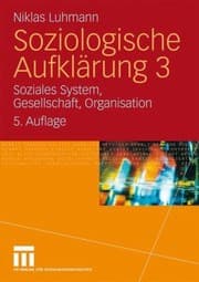 Tapa de Soziales System Gesellschaft Organisation