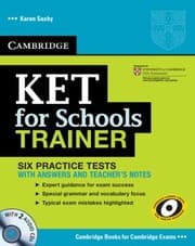 Tapa de Ket For Schools Trainer Practice Tests With Answers