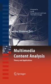 Tapa de Multimedia Content Analysis Theory And Applications