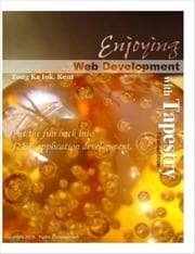 Tapa de Enjoying Web Development with Tapestry