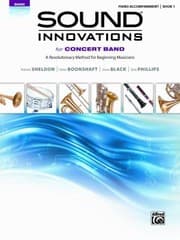 Tapa de Sound Innovations For Concert Band A Revolutionary Method For Beginning Musicians Piano Acc