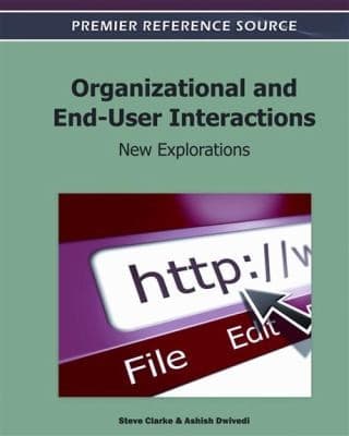 Tapa de Organizational And Enduser Interactions New Explorations