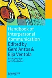 Tapa de Handbook Of Interpersonal Communication