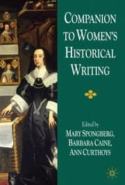 Tapa de Companion To Womens Historical Writing