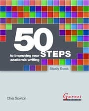 Tapa de 50 Steps To Improving Your Academic Writing Study Book