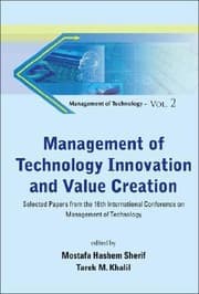 Tapa de Management Of Technology Innovation And Value Creation Selected Papers From The 16th International Conference On Management Of Technology