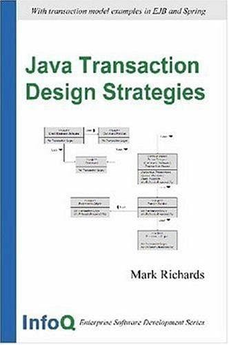 Tapa de Java Transaction Design Strategies