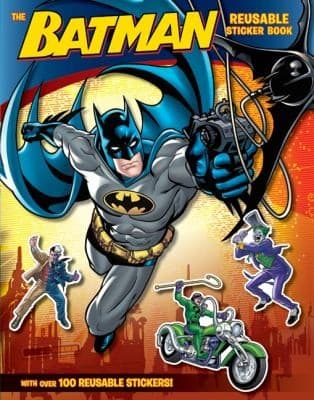 Tapa de The Batman Reusable Sticker Book