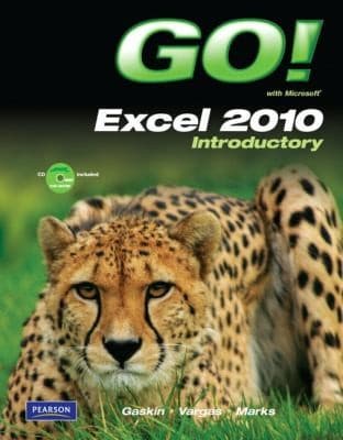 Tapa de Go With Microsoft Excel 2010 Introductory