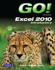 Tapa de Go With Microsoft Excel 2010 Introductory