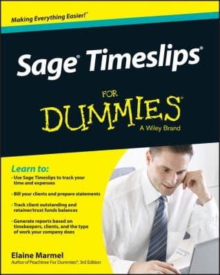 Tapa de Sage Timeslips For Dummies