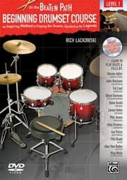 Tapa de On The Beaten Path Beginning Drumset Course An Inspiring Method To Playing The Drums Guided By The Legends