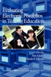Tapa de Evaluating Electronic Portfolios In Teacher Education