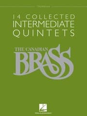 Tapa de 14 Collected Intermediate Quintets Trombone