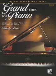 Tapa de Grand Trios For Piano 4 Early Intermediate Pieces For One Piano Six Hands