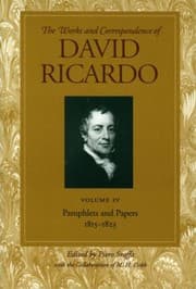 Tapa de The Works And Correspondence Of David Ricardo 18151823