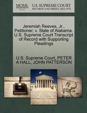 Tapa de Jeremiah Reeves Jr Petitioner