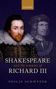 Tapa de Shakespeare And The Remains Of Richard Iii