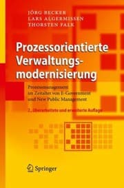 Tapa de Prozessorientierte Verwaltungsmodernisierung Prozessmanagement Im Zeitalter Von Egovernment Und New Public Management