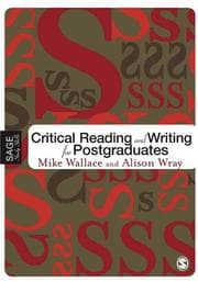 Tapa de Critical Reading and Writing for Postgraduates