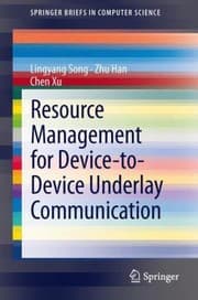 Tapa de Resource Management For Devicetodevice Underlay Communication