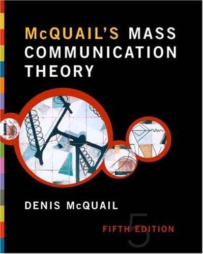 Tapa de McQuail's Mass Communication Theory