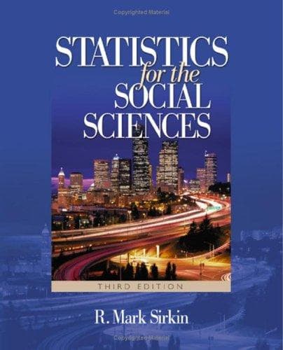 Tapa de Statistics for the Social Sciences