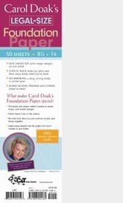 Tapa de Carol Doaks Legalsize Foundation Paper