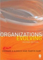 Tapa de Organizations evolving
