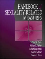 Tapa de Handbook of Sexuality-Related Measures