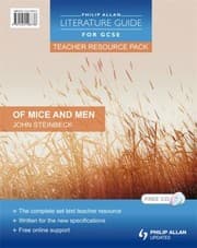 Tapa de Of Mice and Men Teacher Resource Pack