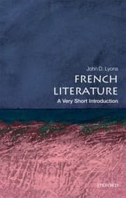 Tapa de French Literature A Very Short Introduction