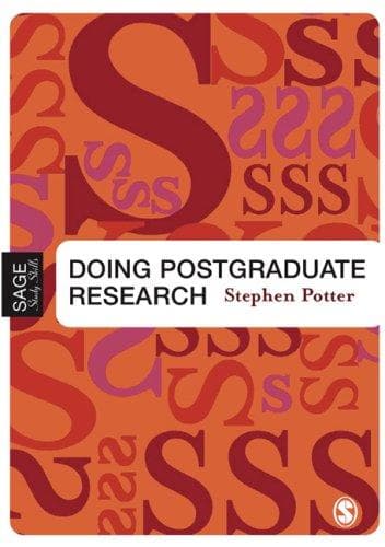 Tapa de Doing Postgraduate Research