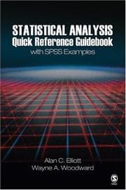 Tapa de Statistical analysis quick reference guidebook
