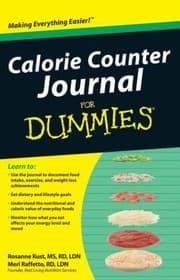 Tapa de Calorie Counter Journal For Dummies